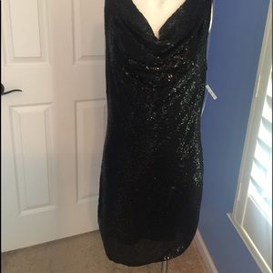 Women’s Michaels Kors Black Sequin Dress